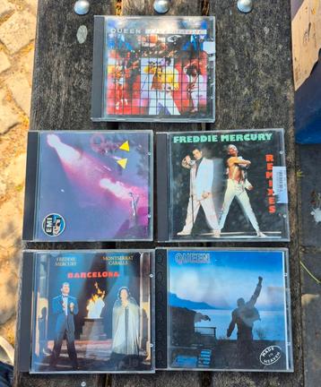 Queen Freddy Mercury 5 originele cd's  beschikbaar voor biedingen