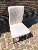 Eetkamerstoelen 6 stuks, Huis en Inrichting, Stoelen, Ophalen, Wit, Zo goed als nieuw, Vijf, Zes of meer stoelen