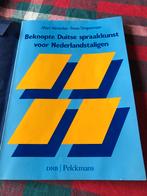 Beknopte Duitse spraakkunst voor Nederlandstaligen, Boeken, Ophalen of Verzenden