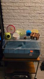 Zgan Grote Hamsterkooi compleet met vele leuke accessoires., Enlèvement ou Envoi, Comme neuf