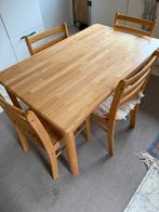 TAFEL+4 STOELEN, Huis en Inrichting, Ophalen, Gebruikt