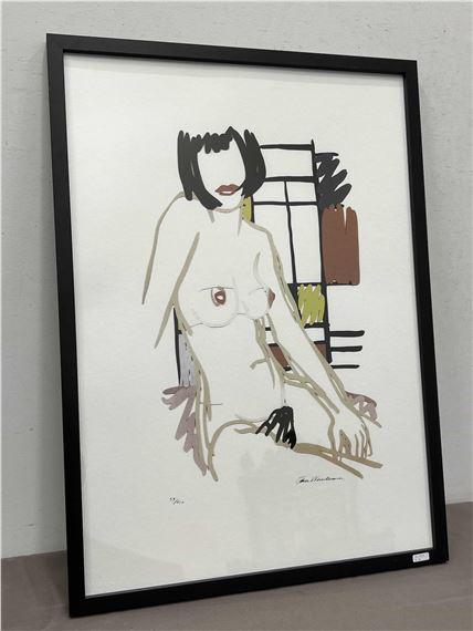 Tom Wesselman - Monica Sitting with Mondrian, Antiek en Kunst, Kunst | Litho's en Zeefdrukken, Ophalen of Verzenden