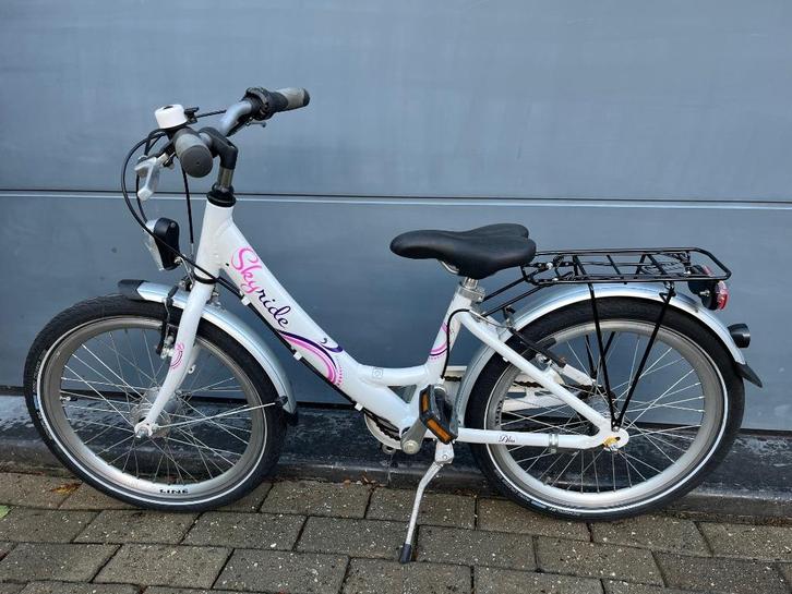 Skyride meisjesfiets 20 inch wielen, Fietsen en Brommers, Fietsen | Meisjes, Gebruikt, 20 inch, Handrem, Versnellingen, Ophalen