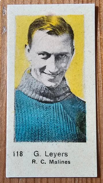 1930s (pre panini) 118. G. Leyers R.C. Mechelen! beschikbaar voor biedingen