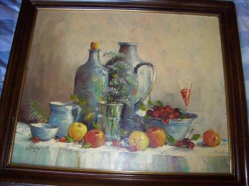 SCHILDERIJEN, Huis en Inrichting, Woonaccessoires | Schilderijen, Tekeningen en Foto's, Gebruikt, Schilderij, 50 tot 75 cm, 50 tot 75 cm