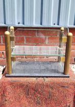 Vintage toonbank opzet vitrine kast, horecavitrine., Antiek en Kunst, Ophalen