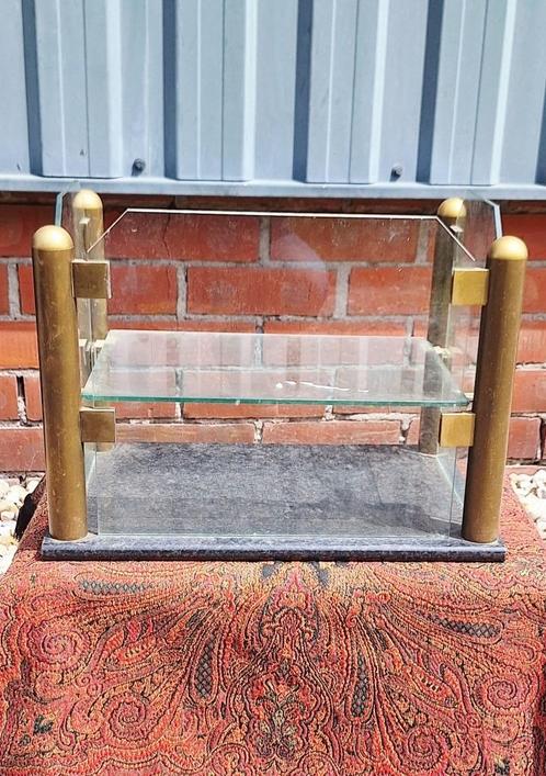 Vintage toonbank opzet vitrine kast, horecavitrine., Antiek en Kunst, Curiosa en Brocante, Ophalen