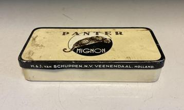 Vintage blik Panter Mignon beschikbaar voor biedingen