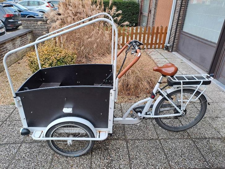 Belgocycle cargo elektrische bakfiets, Fietsen en Brommers, Fietsen | Bakfietsen, Gebruikt, Overige merken, 4 kinderen of meer