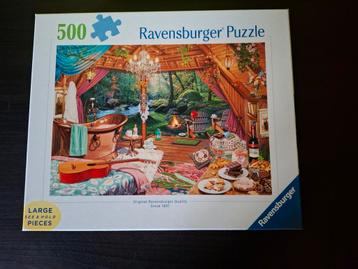 Puzzels 500 stukjes, Hobby en Vrije tijd, Denksport en Puzzels, Ophalen of Verzenden, 500 t/m 1500 stukjes, Zo goed als nieuw
