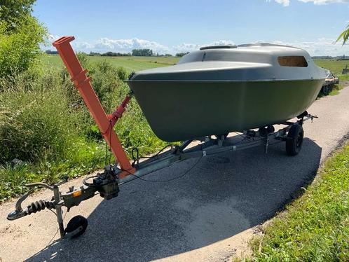 Consoleboot met trailer, Watersport en Boten, Vis- en Consoleboten, Gebruikt, Overige brandstoffen