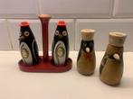 2 peper en zoutvaatjes Pinguin, made in Italy, Antiek en Kunst, Ophalen of Verzenden