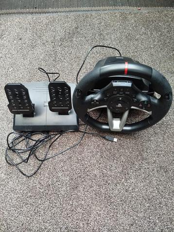 Volant et pédalier HORI Racing wheel apex pour PS 4 et 3, Enlèvement, Comme neuf, PlayStation 3