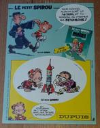 Le Petit Spirou autocollant Tome et Janry 1992 Dupuis, Collections, Personnages de BD, Comme neuf, Gaston ou Spirou, Image, Affiche ou Autocollant