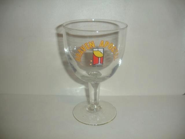 Bierglas Braven Apostel, De Proefbrouwerij, Collections, Marques de bière, Comme neuf, Verre ou Verres, Autres marques, Enlèvement ou Envoi