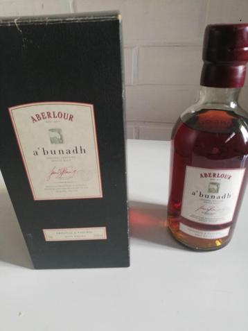 1 fles Aberlour A'Bunadh whisky, Batch 1