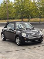 Mini one cabrio 128.000km airco cruisecontrol +keuring, Cabriolet, 1600 cc, Zwart, Leder