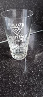 Oud Gueuze glas br Louis en Emile De Coster, Verzamelen, Ophalen of Verzenden, Zo goed als nieuw, Bierglas
