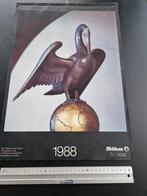 Pelikan , 1988 kunstkalender 150 jaar bestaan,  design kunst, Divers, Calendriers, Comme neuf, Enlèvement ou Envoi, Calendrier annuel