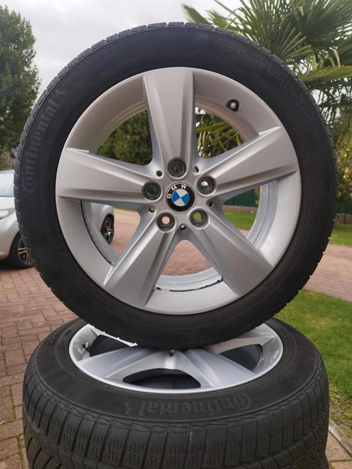 Winterbanden Continental 205/55/R17 originele BMW 2serie, Auto-onderdelen, Banden en Velgen, Velg(en), Winterbanden, 17 inch, 205 mm