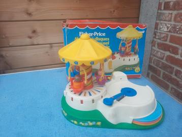 Fisher price draai molen en platenspeler in 1 disponible aux enchères