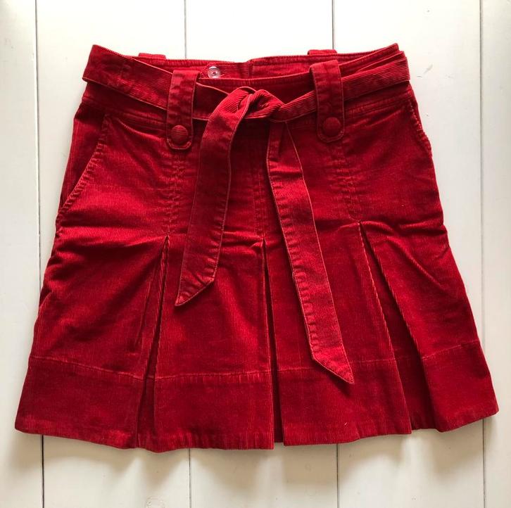 vintage rood rokje 34 XS H&M, Kleding | Dames, Rokken, Gedragen, Maat 34 (XS) of kleiner, Rood, Boven de knie, Ophalen of Verzenden