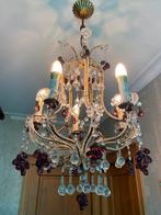 Italiaanse kroonluchter 5 lampen jaren 70., Antiek en Kunst, Ophalen