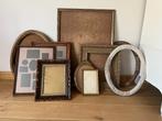 10 houten kaders -verschillende vormen en maten, Huis en Inrichting, Ophalen, Gebruikt, Hout