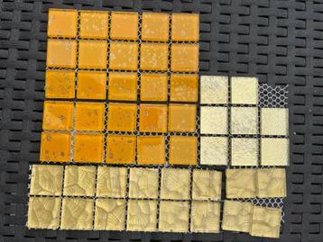 Mosaïques pâtes de verre 24mmx24mm - Epaisseur: 3 à 4 mm 2kg beschikbaar voor biedingen
