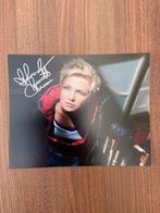 Handtekening Hanna Spearritt uit Primeval, Verzamelen, Muziek, Artiesten en Beroemdheden, Ophalen of Verzenden, Zo goed als nieuw