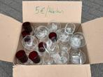 Glazen: €5 voor hele doos, Antiek en Kunst, Ophalen