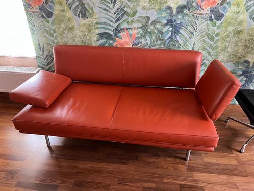 Zetelbed, Huis en Inrichting, Slaapkamer | Slaapbanken, Zo goed als nieuw, 100 cm, 210 cm, Eenpersoons, Rood, Ophalen