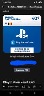 Playstation Network store tegoed €40, Games en Spelcomputers, Games | Sony PlayStation 4, Ophalen of Verzenden