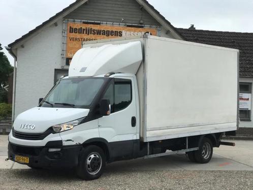 Iveco Daily 35C16 2.3 HPi Euro 6 Bakwagen Koffer LBW Motorsc, Auto's, Bestelwagens en Lichte vracht, Bedrijf, Te koop, ABS, Airconditioning