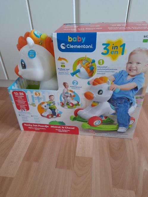 nieuw, schommelpaard van Clementonie, Kinderen en Baby's, Speelgoed | Hobbelfiguren, Nieuw, Ophalen of Verzenden
