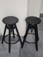 2 krukken, hobbykrukken, barkrukken - zwart, 2 krukken, Ophalen of Verzenden