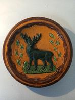 Vlaams aardewerk diep bord hert, Antiek en Kunst, Ophalen of Verzenden