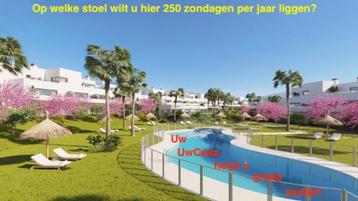 Uw eigen nieuwe Appartement in CANCELADA aan zee met parking beschikbaar voor biedingen