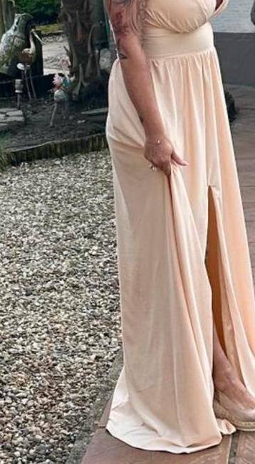 Robe de soirée rose clair/robe de demoiselle d'honneur