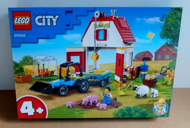 Lego 60346 City BARN & FARM ANIMALS (2022) nieuw, Kinderen en Baby's, Speelgoed | Duplo en Lego, Nieuw, Lego, Complete set, Ophalen of Verzenden