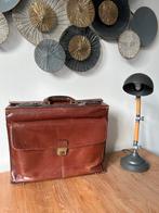 Vintage Partridge Gladstone bag – grote leren dokterstas, 40 tot 60 cm, Gebruikt, Bruin, 35 tot 55 cm