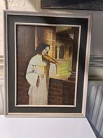 Kader spelende non, Antiek en Kunst, Ophalen of Verzenden