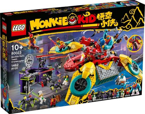 LEGO Monkie Kid - 80023 - Monkie Kid's Team Dronecopter, Kinderen en Baby's, Speelgoed | Duplo en Lego, Nieuw, Lego, Ophalen of Verzenden
