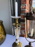 antieke lamp met glazen kaars, Ophalen