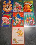 7 postkaarten/wenskaarten: Kerst/Nieuwjaar (ongebruikt), Enlèvement ou Envoi, 1980 à nos jours, Non affranchie, (Jour de) Fête