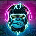 LED lamp neon stijl Monkey Gamer (32x35cm), Collections, Enlèvement ou Envoi, Neuf