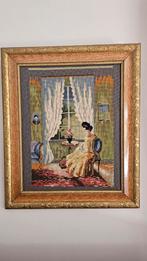 Handgemaakt wandtapijt Vintage., Antiek en Kunst, Ophalen