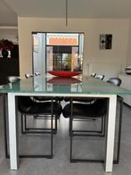 Design tafel, Huis en Inrichting, Tafels | Eettafels, Ophalen, Modern design, Gebruikt, 200 cm of meer