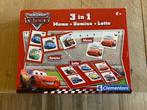 3 in 1 (Memo - Domino - Lotto) Disney Cars, Ophalen, Gebruikt, Clementoni