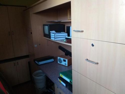 bureau met bureaumeubel, Huis en Inrichting, Bureaus, Gebruikt, Bureau, Ophalen